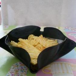 Retro Vinyl Chips Dish